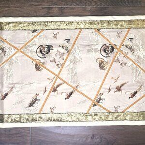 Birds in Flight Rustic Table Runner Nature Decor NWT